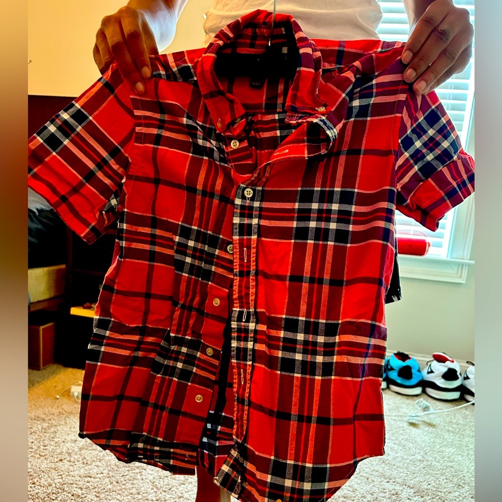 Ralph Lauren size 10-12 button down shirt